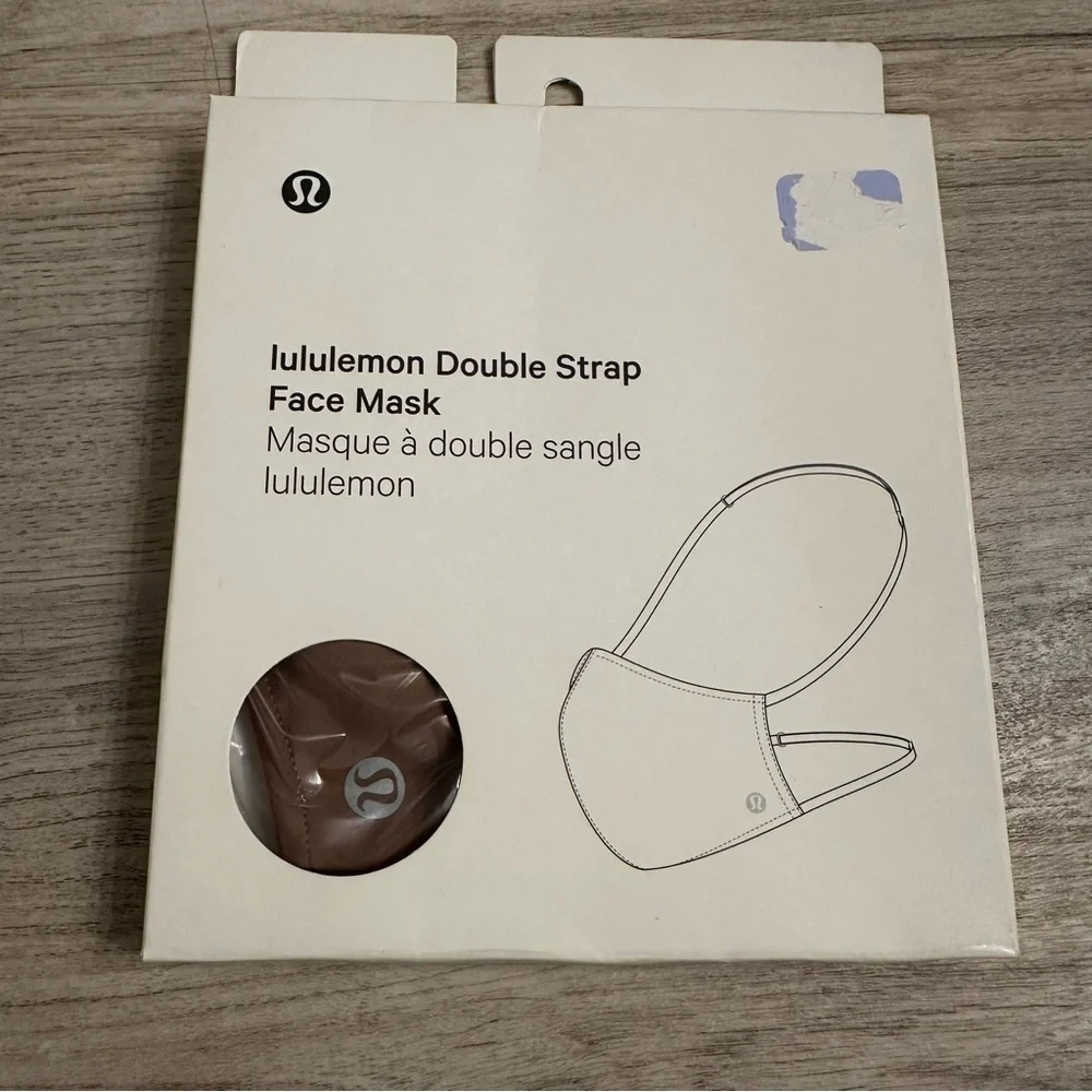 NEW❗️ Lululemon Double Strap Face Mask in Brown